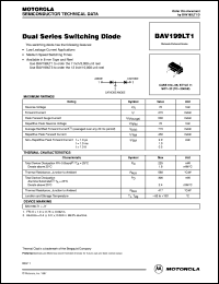 datasheet for BAV199LT1 by ON Semiconductor