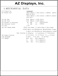 datasheet for ACM4004C-RLGBH-T by 