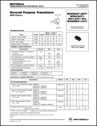 datasheet for BC846ALT1 by ON Semiconductor