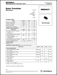 datasheet for BSS64LT1 by ON Semiconductor