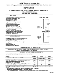 datasheet for 3KP14 by 