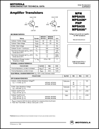 datasheet for MPSA06 by ON Semiconductor