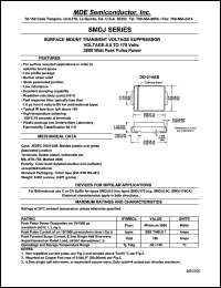 datasheet for SMDJ8.0 by 