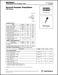 datasheet for 2N3906ZL1 by ON Semiconductor