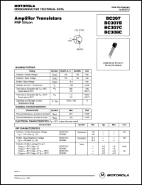 datasheet for BC307 by ON Semiconductor
