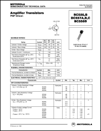 datasheet for BC557 by ON Semiconductor