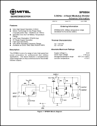 datasheet for SP8804A by 