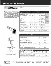 datasheet for 1A184A by 