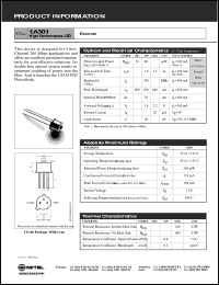 datasheet for 1A301 by 