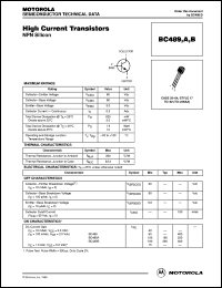 datasheet for BC489 by ON Semiconductor