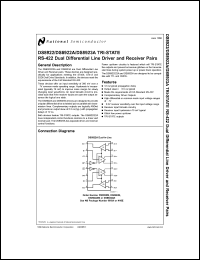 datasheet for DS8922N by 