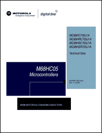 datasheet for MC68HC705J1AVS by Motorola