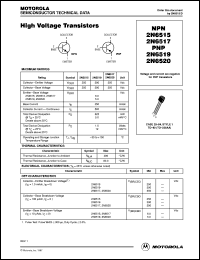 datasheet for 2N6515RLRM by ON Semiconductor