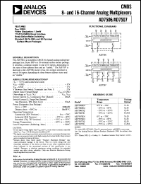 datasheet for AD7507TE by Analog Devices