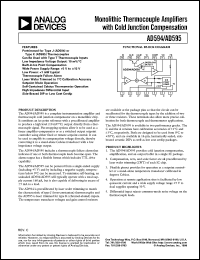 datasheet for AD595CQ by Analog Devices