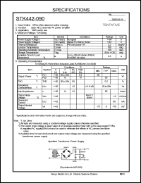 datasheet for STK442-090 by SANYO Electric Co., Ltd.