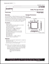datasheet for LV1035M by SANYO Electric Co., Ltd.