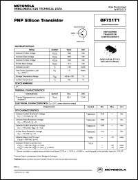 datasheet for BF721T1 by ON Semiconductor