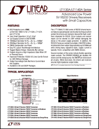 datasheet for LT1133AISW by Linear Technology