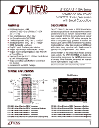 datasheet for LT1141ACSW by Linear Technology