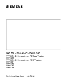 datasheet for SDA5252 by Infineon (formely Siemens)