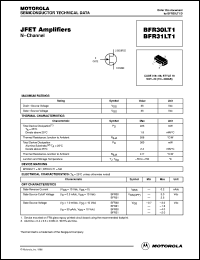 datasheet for BFR30LT1 by ON Semiconductor