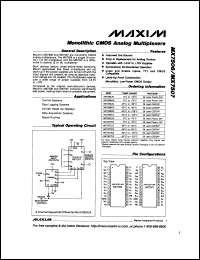 datasheet for MAX274BMRG by Maxim Integrated Producs