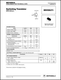 datasheet for BSV52LT1 by ON Semiconductor