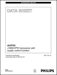datasheet for AU5783D by Philips Semiconductors