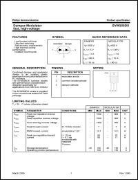 datasheet for BYM358DX by Philips Semiconductors