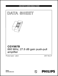 datasheet for CGY887B by Philips Semiconductors