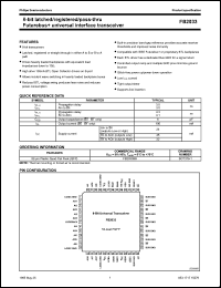 datasheet for FB2033BB by Philips Semiconductors