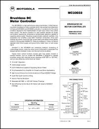 datasheet for MC33033DW by ON Semiconductor