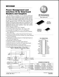 datasheet for MC33560DTB by ON Semiconductor
