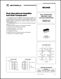 datasheet for MC3405P by ON Semiconductor