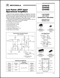 datasheet for LF442CN by ON Semiconductor