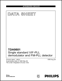 datasheet for TDA9801T by Philips Semiconductors