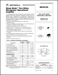 datasheet for MC33102D by ON Semiconductor