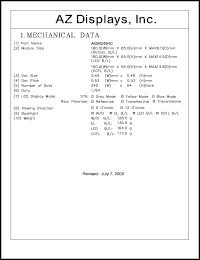 datasheet for AGM2464C-ML-GTW-T by 