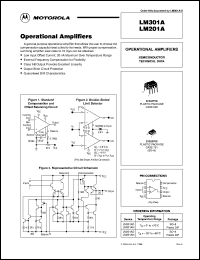 datasheet for LM301AD by ON Semiconductor