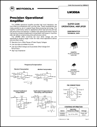 datasheet for LM308AN by ON Semiconductor