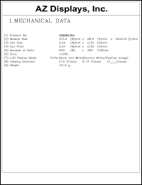 datasheet for AGM6420A-FTD-T by 