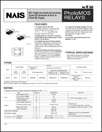 datasheet for AQW654 by 