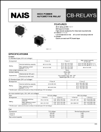 datasheet for CB1-T-12V by 