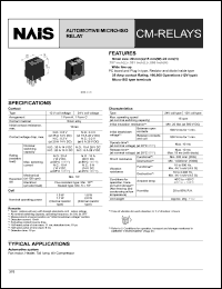 datasheet for CM1a-P-12V by 