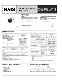 datasheet for CQ1-12V by 