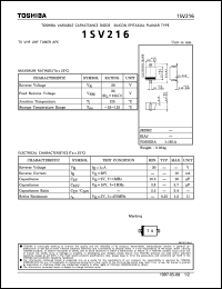 datasheet for 1SV216 by Toshiba