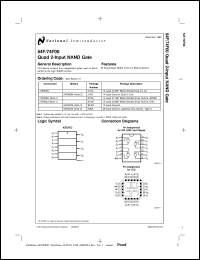 datasheet for 54F00MD8 by 