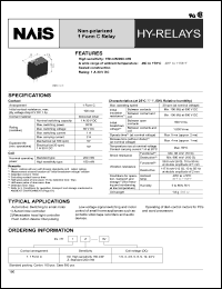 datasheet for HY1-3V by 