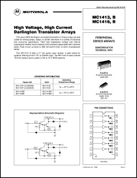 datasheet for MC1413BD by ON Semiconductor
